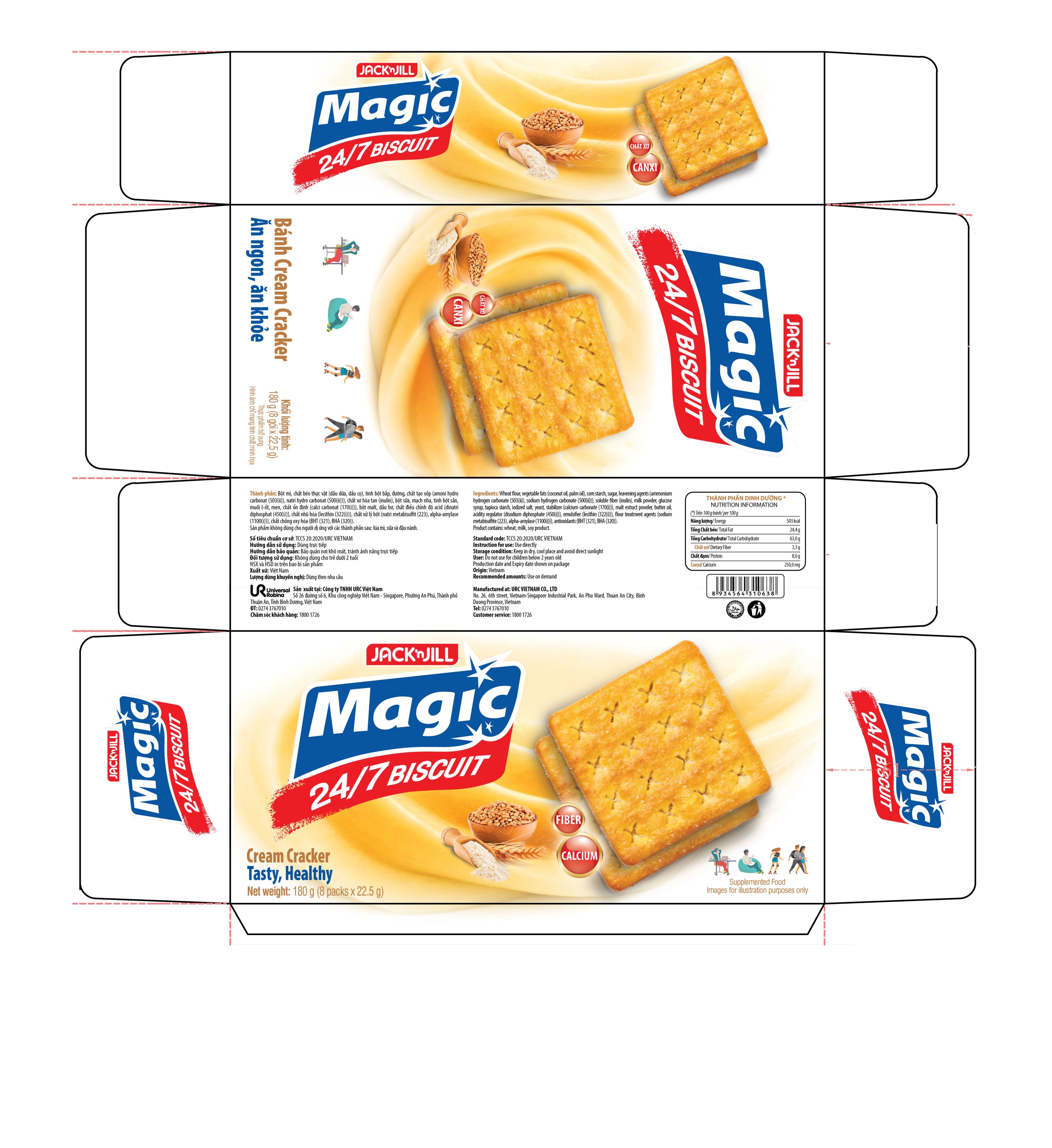 New product announcement MAGIC 24/7 CREAM CRACKER