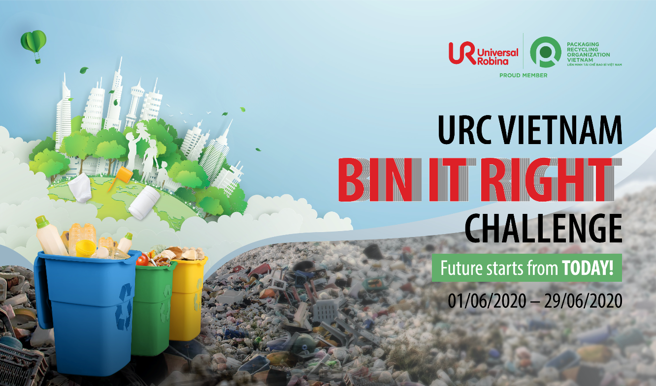 URC Vietnam raises environment protection awareness with “BIN IT RIGHT