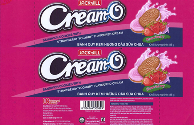 TỰ CÔNG BỐ SẢN PHẨM: BÁNH QUY KEM HƯƠNG DÂU SỮA CHUA CREAM-O