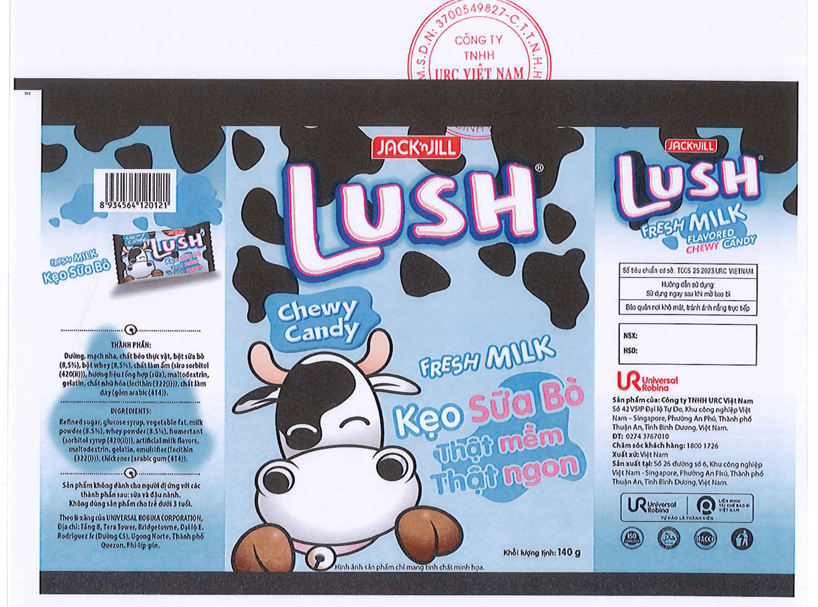 Kẹo Sữa Bò Lush