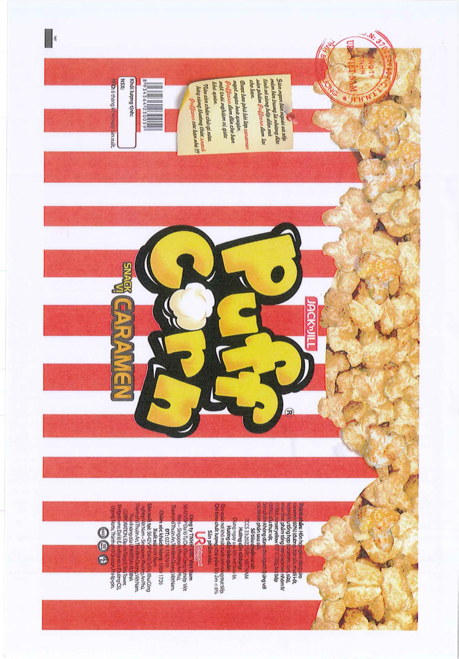 Official Letter for Addition of SKU for Snack Puff Corn and Chikki
