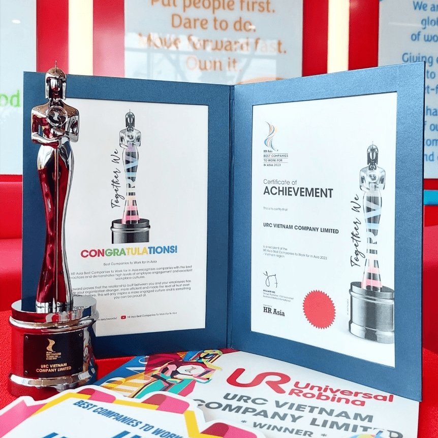 URC Vietnam recognized as “Best Companies to Work for in Asia 2023”