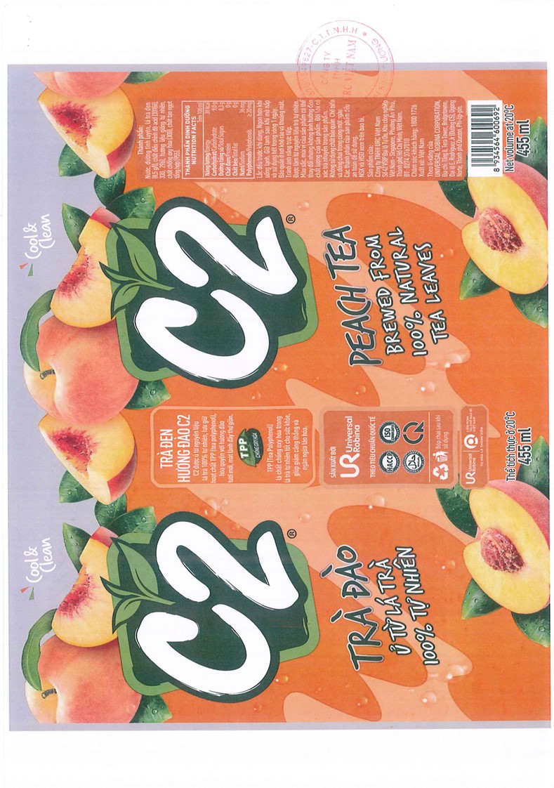 TRÀ ĐEN HƯƠNG ĐÀO C2