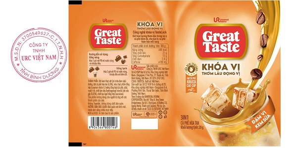 CÀ PHÊ HÒA TAN 3IN1 ĐẬM VỊ KEM SỮA GREAT TASTE